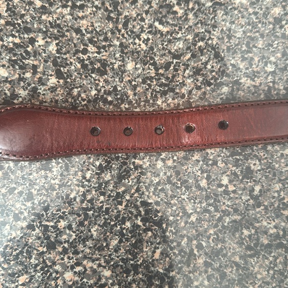 Brighton brown leather belt - Picture 9 of 10
